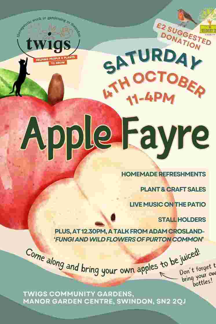 The Recovery Tree Charity - Apple Fayre 4th October 2025