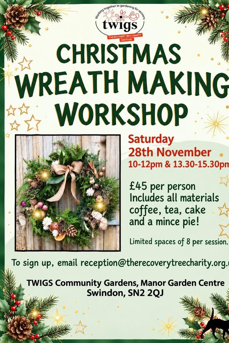The Recovery Tree Charity - Christmas Wreath Making Workshop