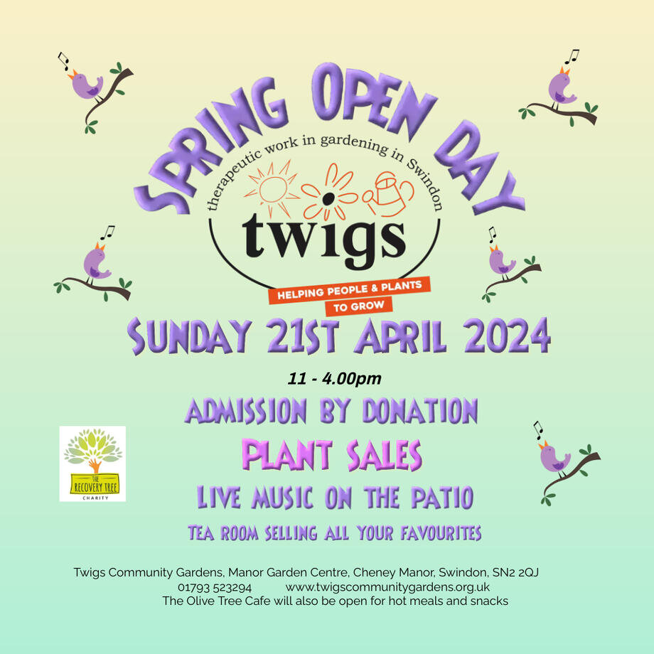 The Recovery Tree Charity - TWIGS Spring Open Day