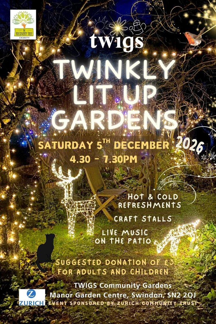 The Recovery Tree Charity - Twinkly TWIGS 5th December 2026